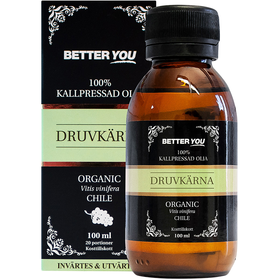 Druvkärnolja EKO Kallpressad, 100 ml Better You Kroppsolja