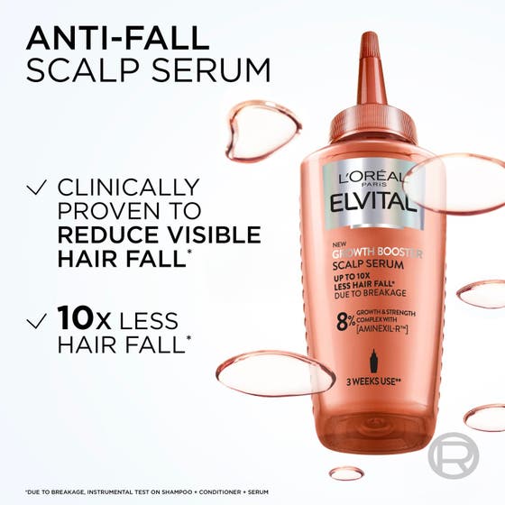 Elvital Growth Booster Hair Serum Duo