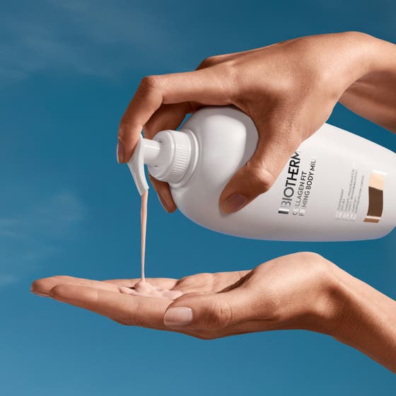 Biotherm Collagen Fit Body Milk 400 ml anti-aging bodylotion med tre hudvårdande steg för ökad hudfasthet