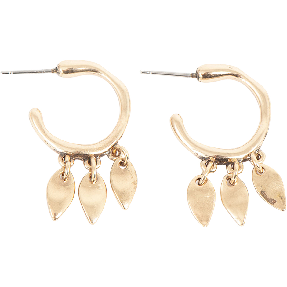 Sculptured Creol Dangeling Gold