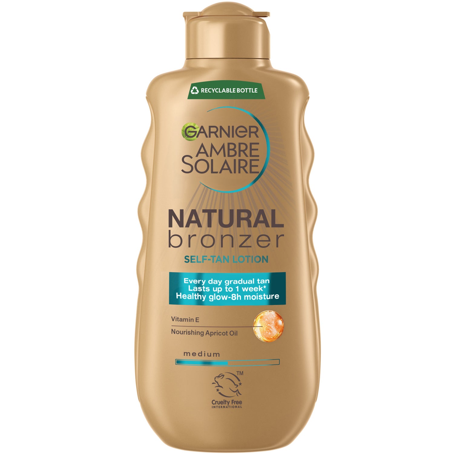 Garnier Ambre Solaire Natural Bronzer Self Tan Lotion 175 ml