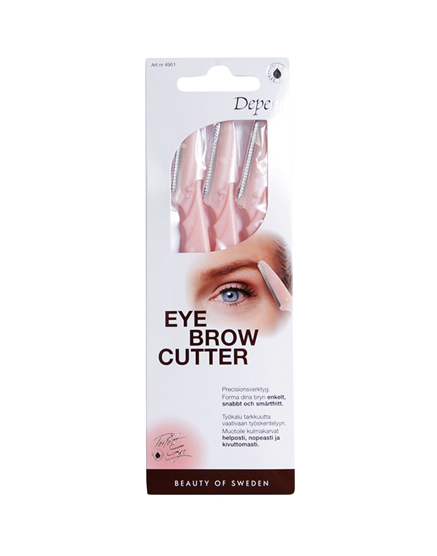 Depend EyeBrow Cutter Perfect Eye pcs 3