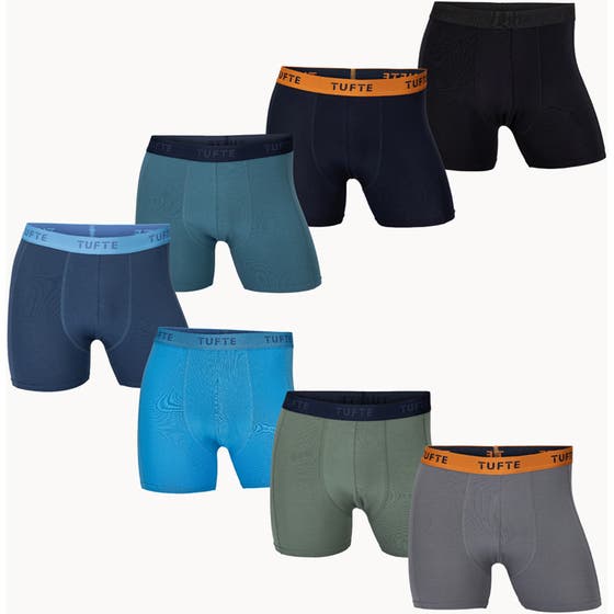 Mens SoftBoost Boxer Briefs 7-pk Assorted Colors