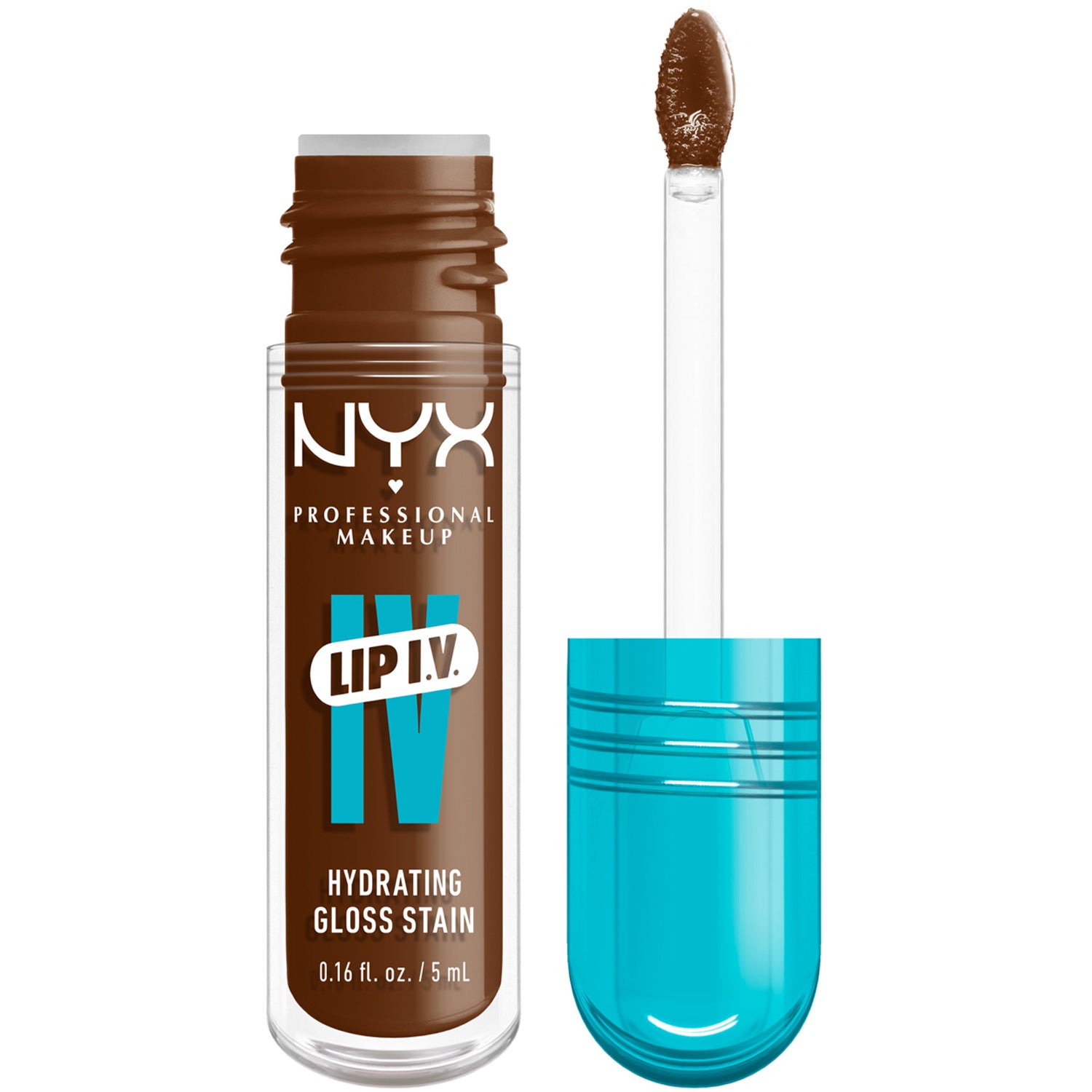 NYX Professional Makeup Lip I.V. Hydrating Gloss Stain 04 Cocoa Quench! - 5 ml
