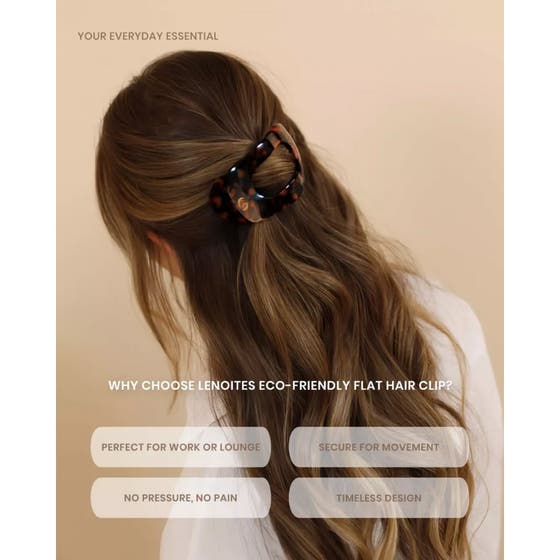 Eco-Friendly Flat Hair Clip
