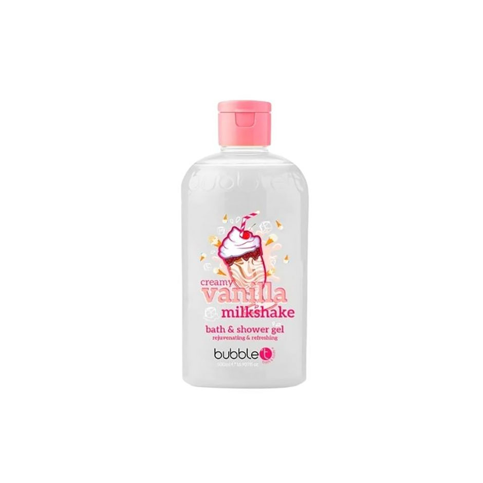 Vanilla Milkshake Bath & Shower Gel, 500 ml BubbleT Bad- & Duschcreme