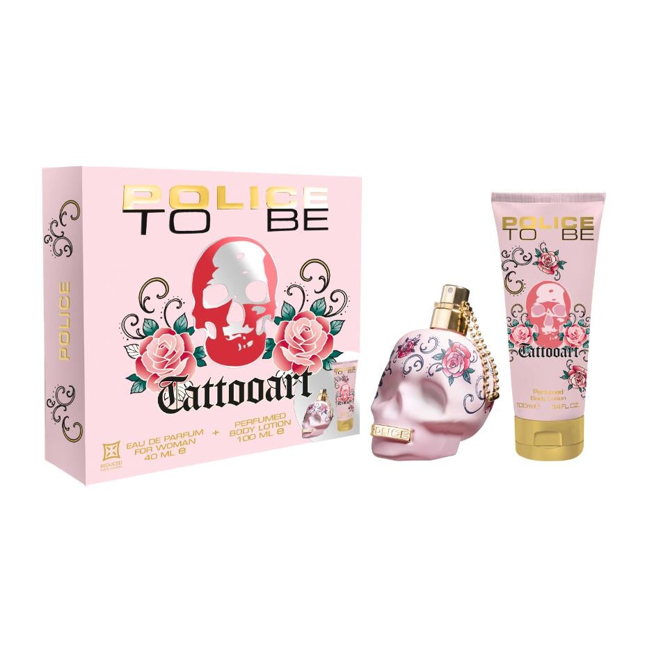 Police  To Be Tattooart Her EdP 40 ml/Body Lotion 100 ml