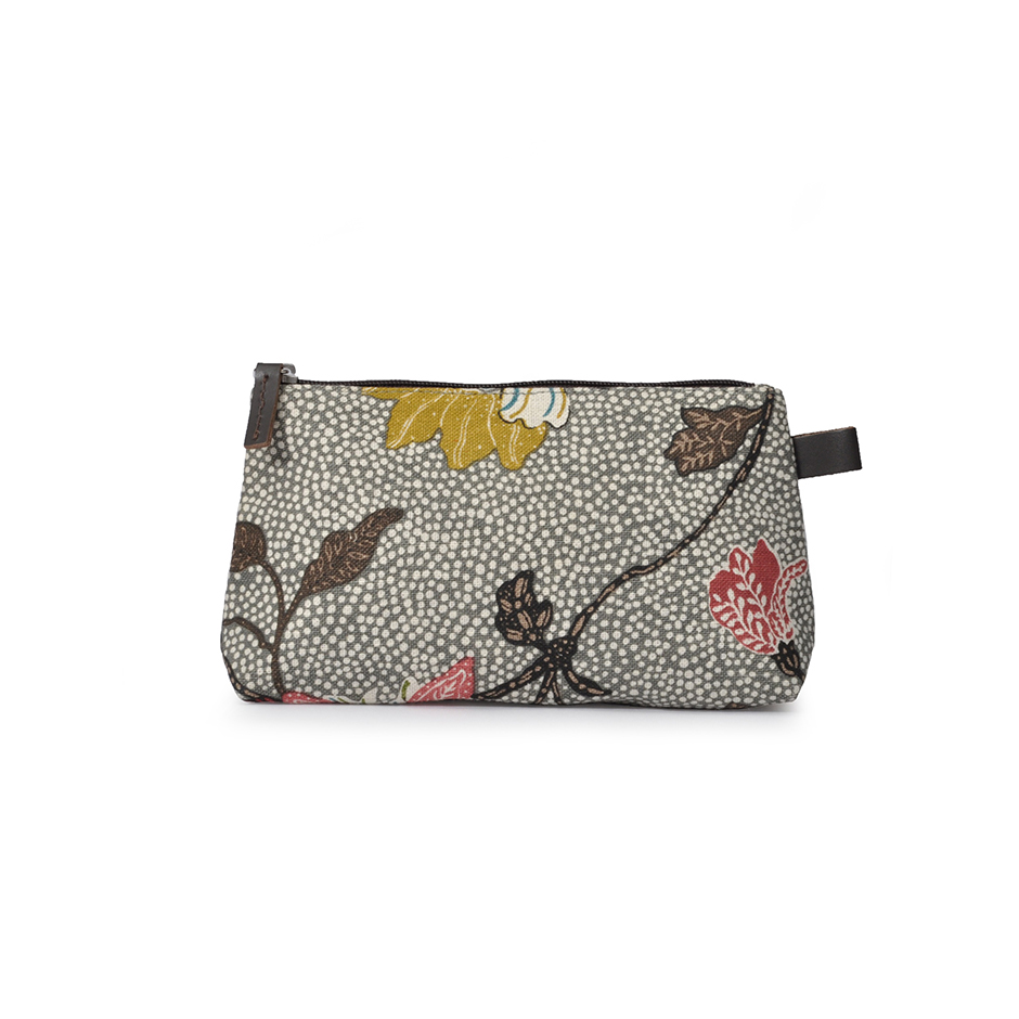 Ceannis Cosmetic Small Flower Linen Grey 21x12x6 cm pcs 1