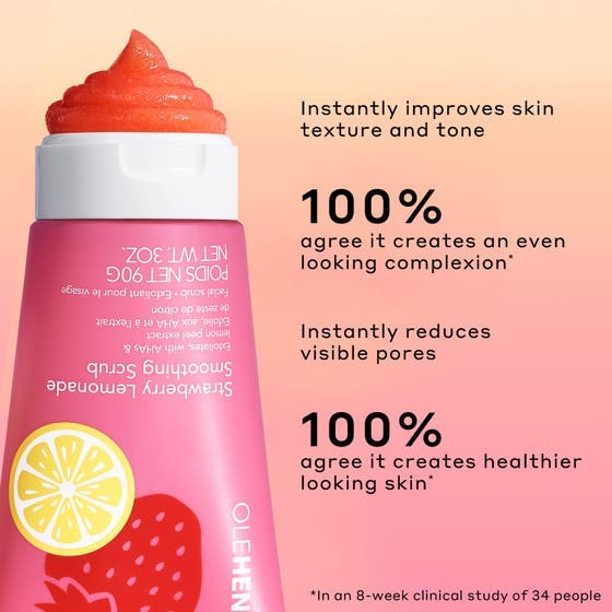 Transform Strawberry Smoothing Scrub