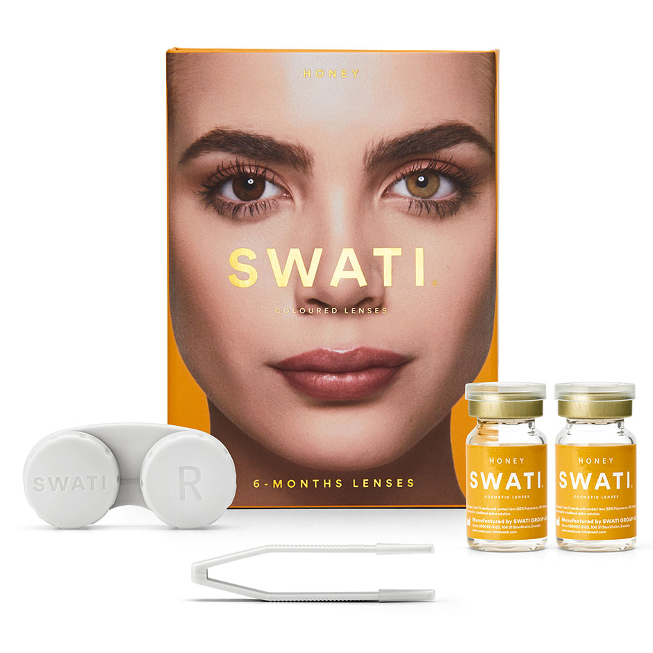 Honey, 2 st SWATI Cosmetics Färgade linser