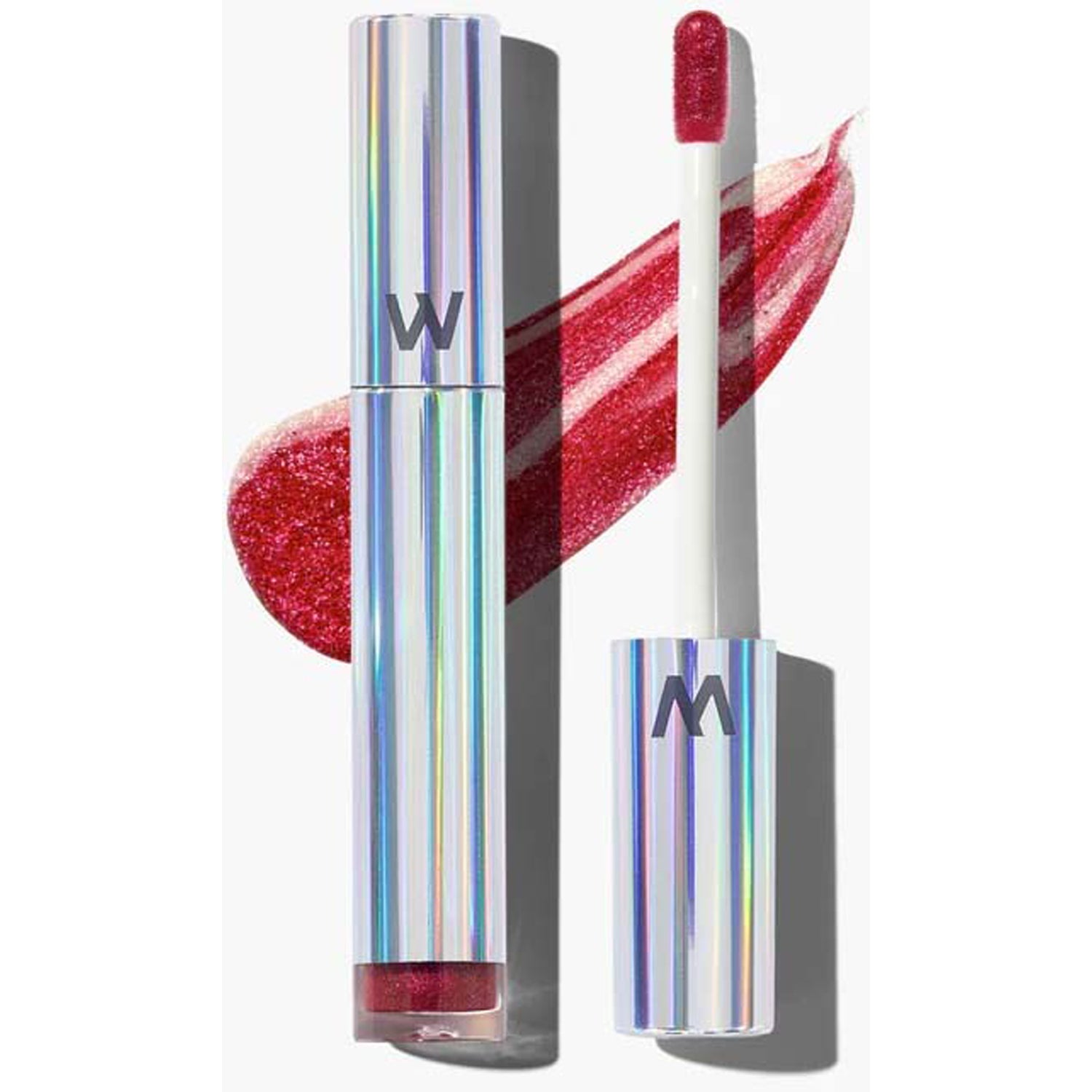 Wonderskin Wonder Blading Top Gloss Red Glitter - 4 ml