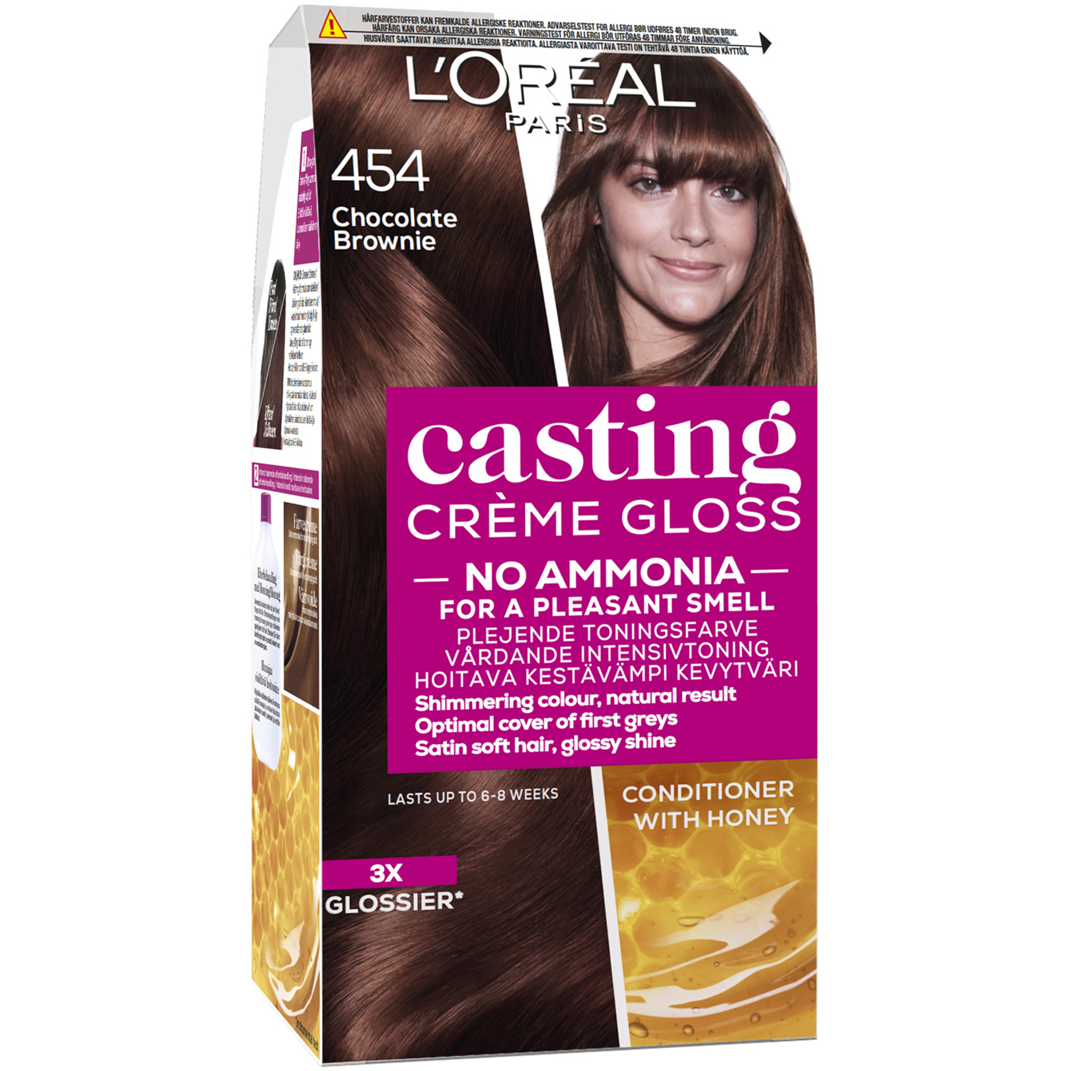 L'Oréal Paris Casting Crème Gloss 454 Brun Mahognykoppar, Chocolate Brownie L'Oréal Paris Hårfärg