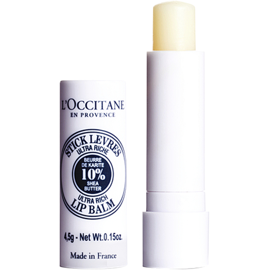 L'Occitane Shea Butter Ultra Rich Lip Balm, 4,5 g L'Occitane Läppbalsam & Läppskrubb