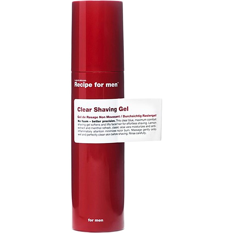 Recipe for Men Clear Shaving Gel
