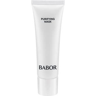 Babor Skinovage Purifying Mask djuprengörande ansiktsmask i vit tub som ger huden lyster och motverkar orenheter.