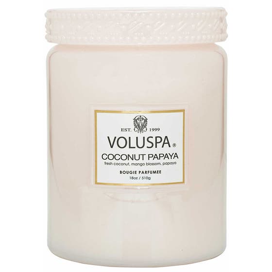 Large Jar Candle Coconut Papaya