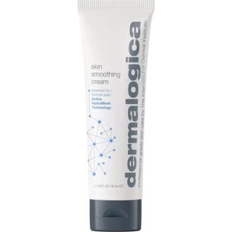 Dermalogica Skin Smoothing Cream 50 ml mjukgörande ansiktskräm i vit tub med grått lock ger hudslätning.