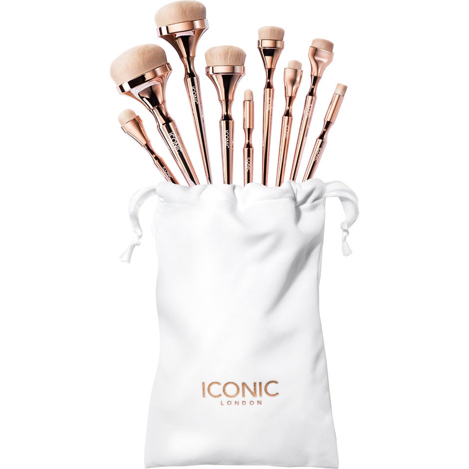 HD Blend Complete Brush Set,  ICONIC London Set