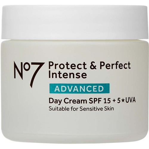 No7 Protect & Perfect Intense Advanced Day Cream for Fine Lines, Hydration, SPF15