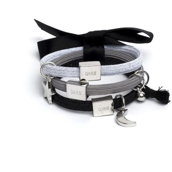 Hair Ties 3 Pk Charm Combo