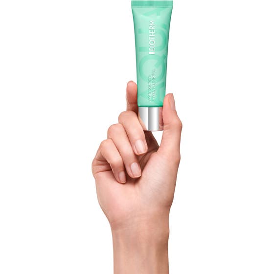 Biotherm Aquasource Hyaluplump Gel 30 ml återfuktande dagkräm med en fräsch ljusgrön geltextur som ger lyster.