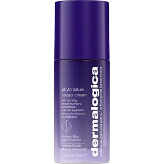 Dermalogica Phyto Nature Oxygen Cream 50 ml lyftande återfuktande ansiktskräm i lila pumpflaska som ger syresättning