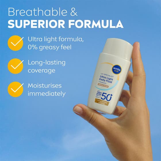 UV Face Ultra Fluid Medium Tinted SPF50+