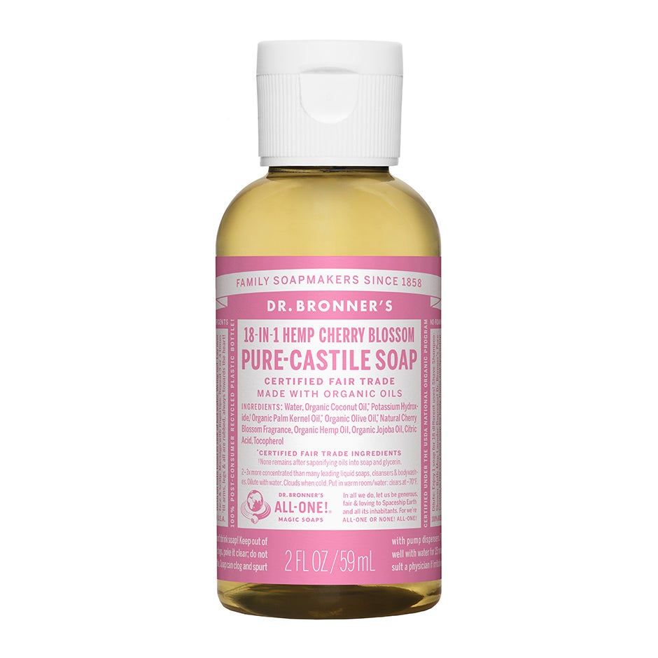 Dr-Bronner's Pure Castile Liquid Soap Cherry Blossom 60 ml