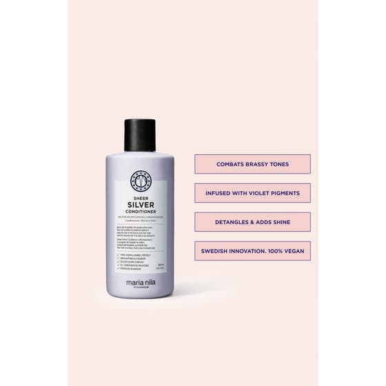 Silver Blonde Care Set With Styling Brush