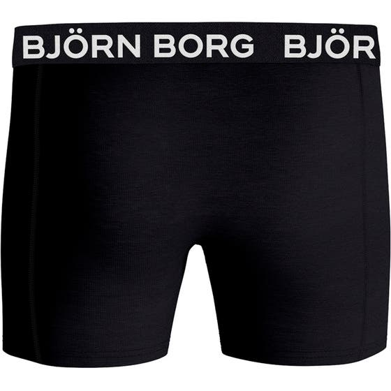 Cotton Stretch Boxer 12p Black