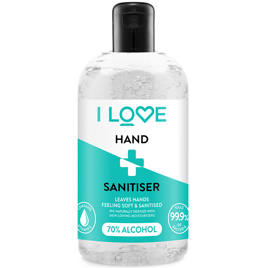 Hand Sanitiser, 500 ml I love… Händer & Fötter