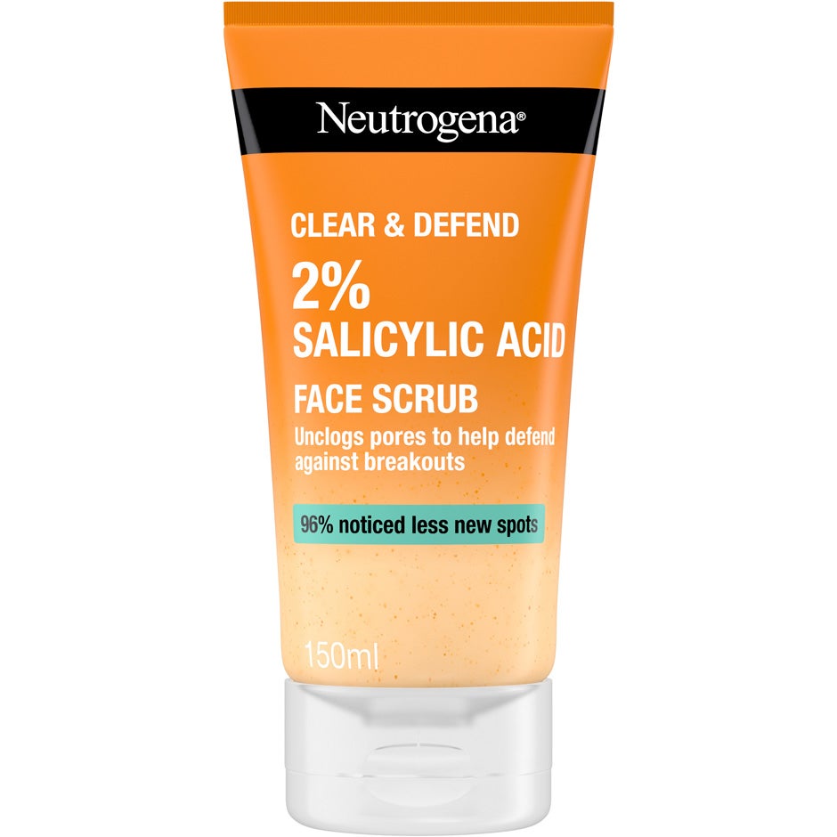 Neutrogena Clear & Defend 2 % Salicylic Acid Face Scrub - 150 ml