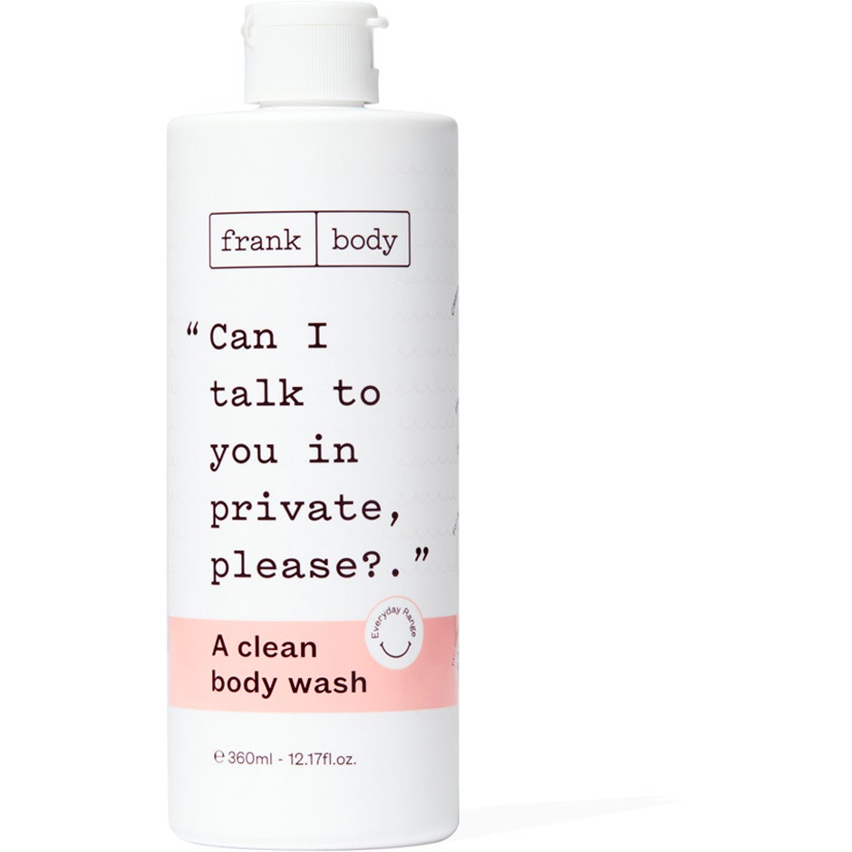 Frank Body Everyday Clean Body Wash Unscented 360 ml