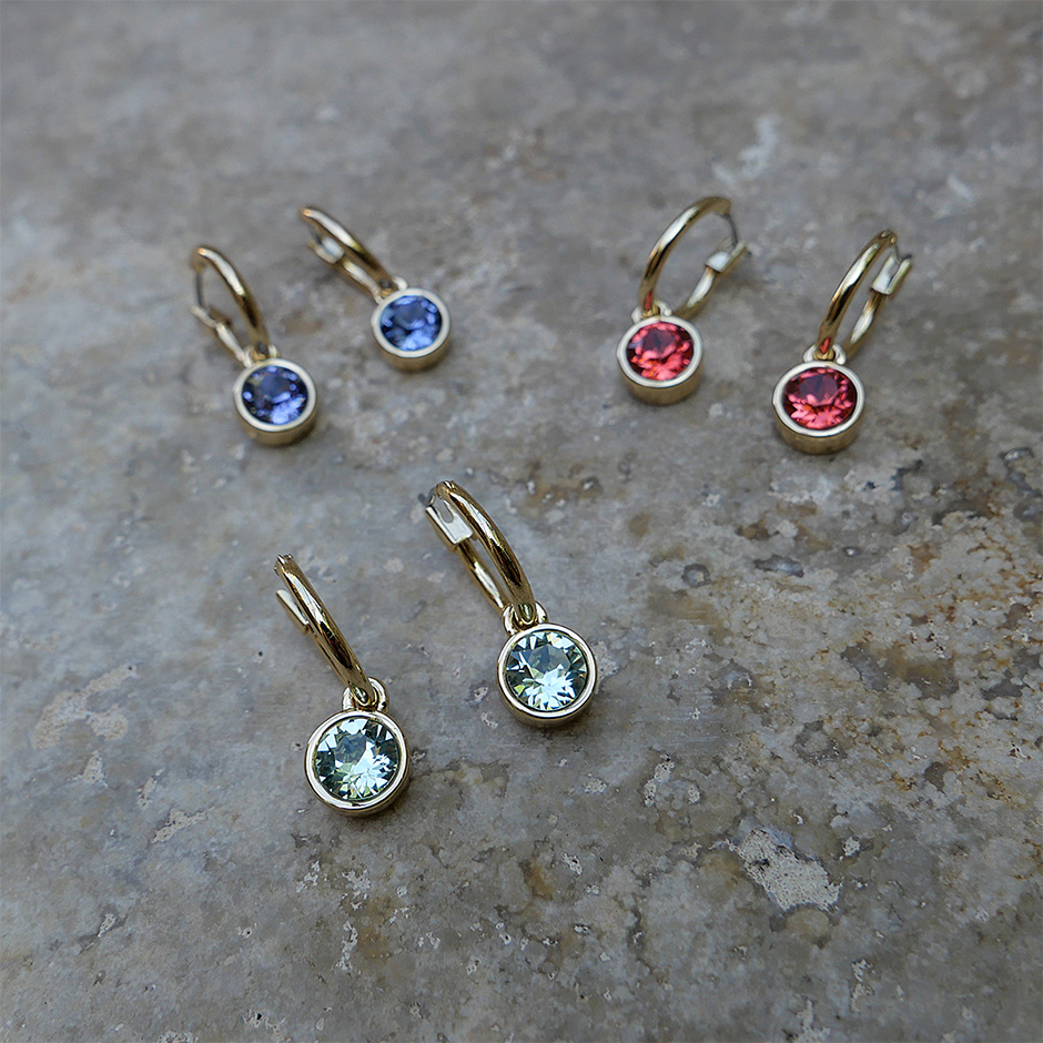 Swarovski Basic Creol Gold Tanzanite