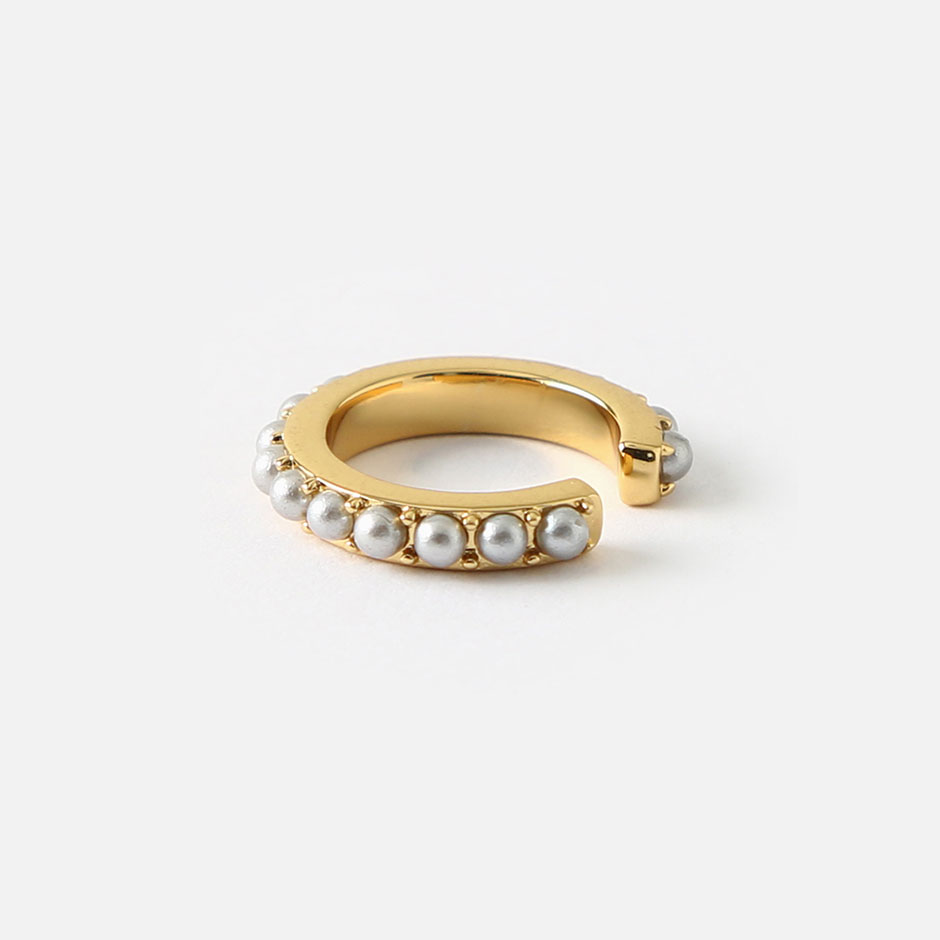 Mini Pearl Single Ear Cuff