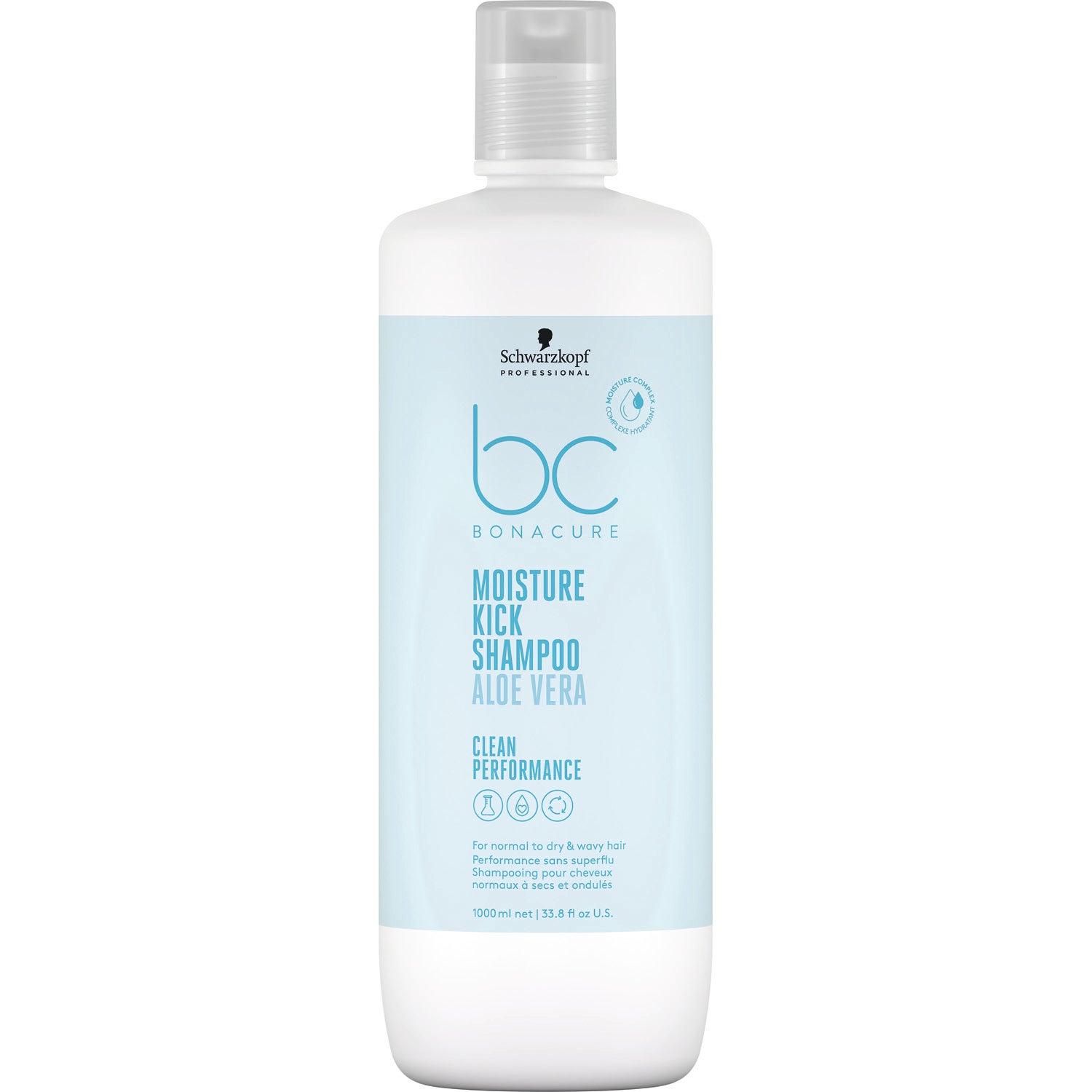 Schwarzkopf Professional Bc Moisture Kick Shampoo - 1000 ml