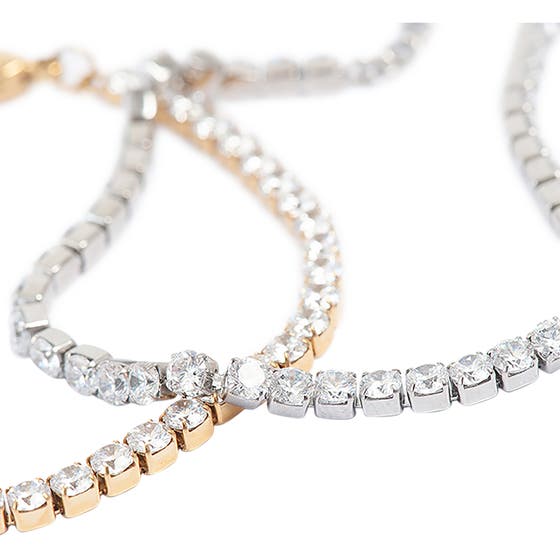 Steel Tennis Bracelet Steel