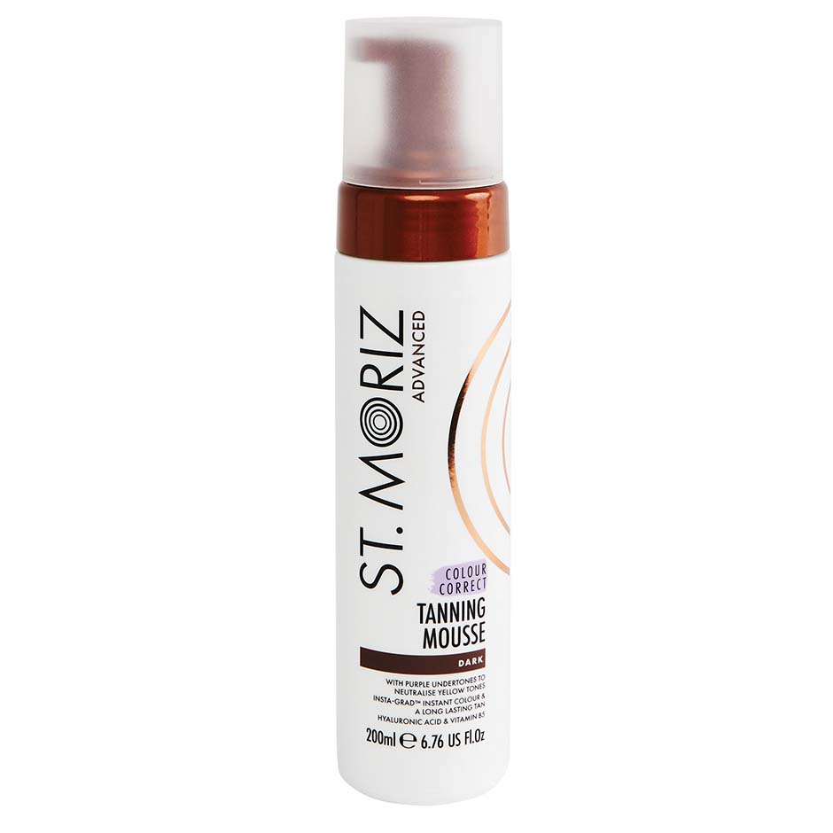 Colour Correcting Tanning Mousse, 200 ml St Moriz Advanced Pro Brun utan sol - Kropp