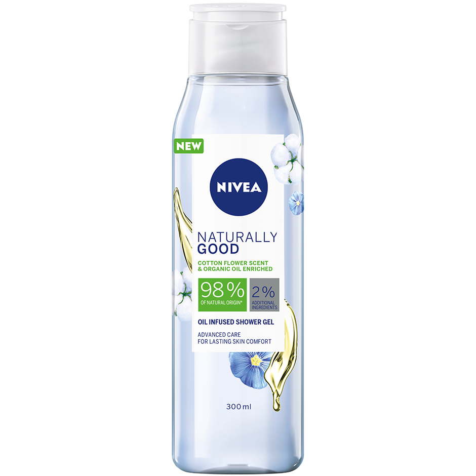 Naturally Good Cotton Flower Shower, 300 ml Nivea Bad- & Duschcreme