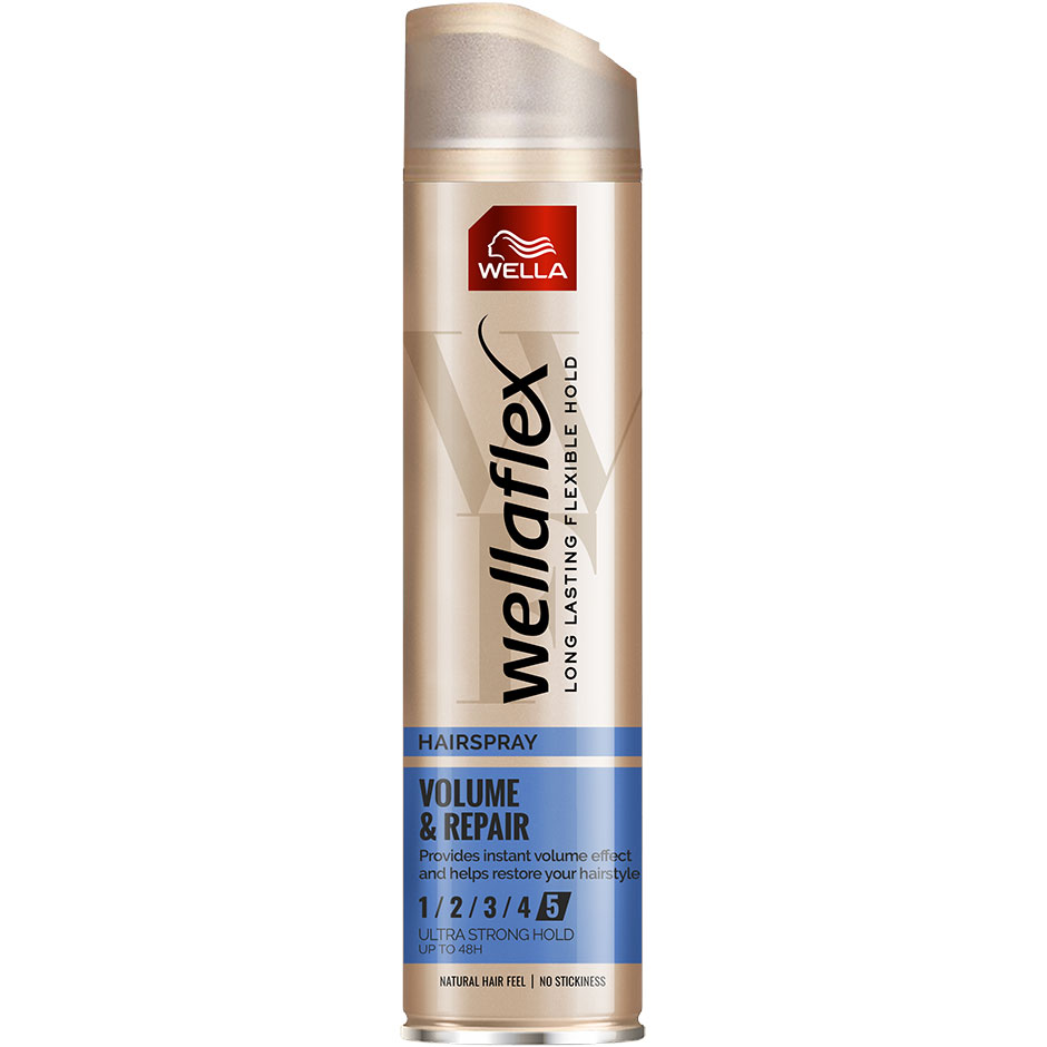 WellaFlex Hairspray Volume & Repair Ultra Strong, 250 ml Wella Styling Stylingprodukter