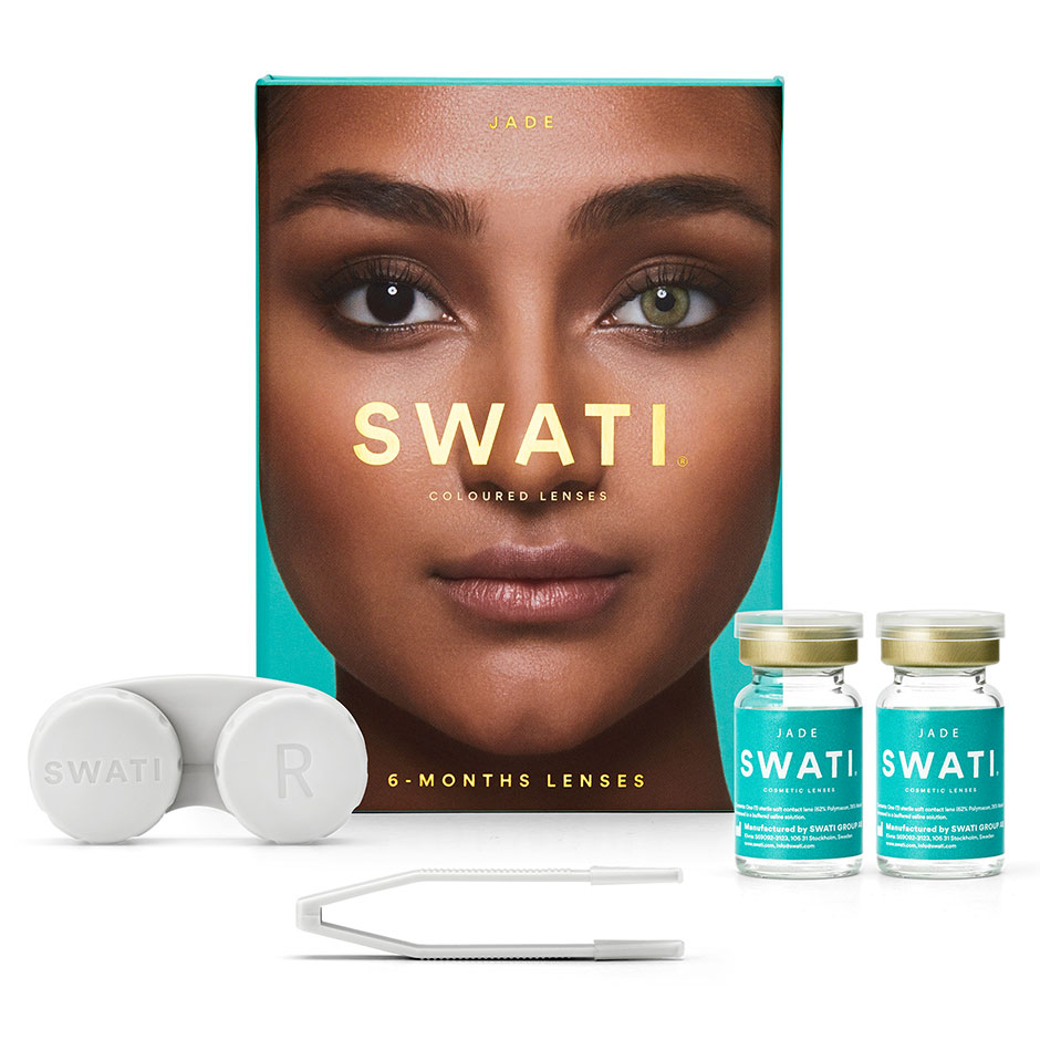 Jade, 2 st SWATI Cosmetics Färgade linser