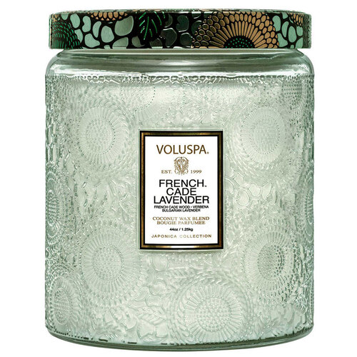 Voluspa Luxe Jar Candle French Cade & Lavender