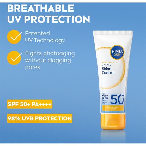 UV Face Shine Control Cream SPF 50+