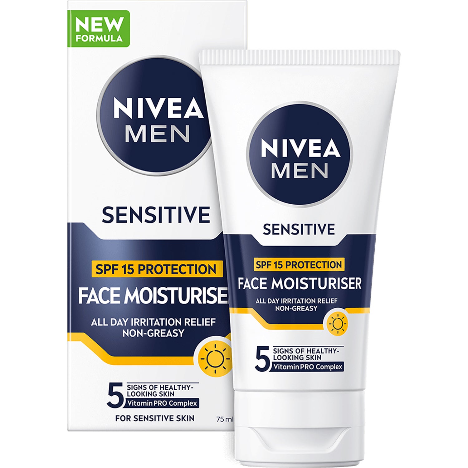 NIVEA Sensitive Moisturiser SPF15 75 ml