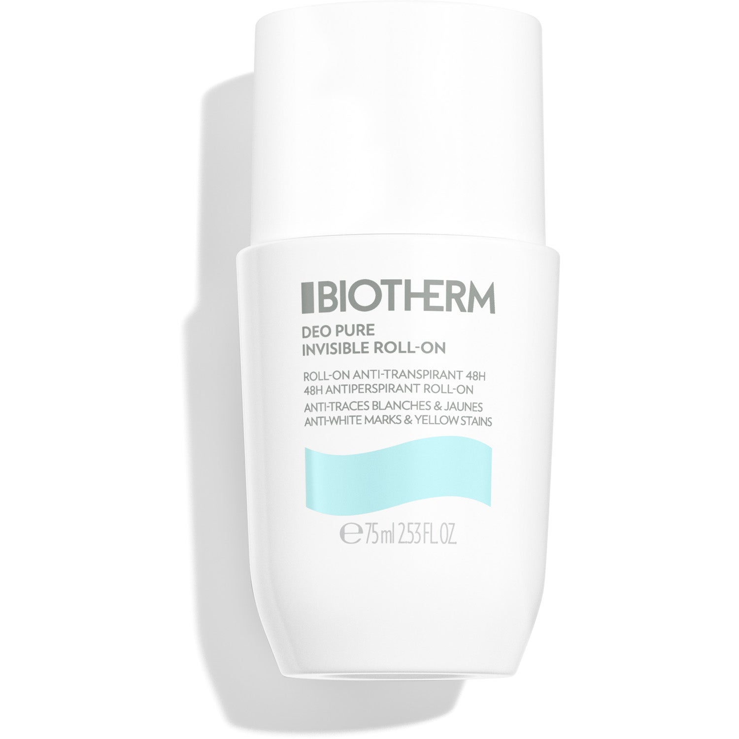 Biotherm Deo Pure Invisible Roll-On Pure Invisible 48h Roll-On Deodorant - 75 ml