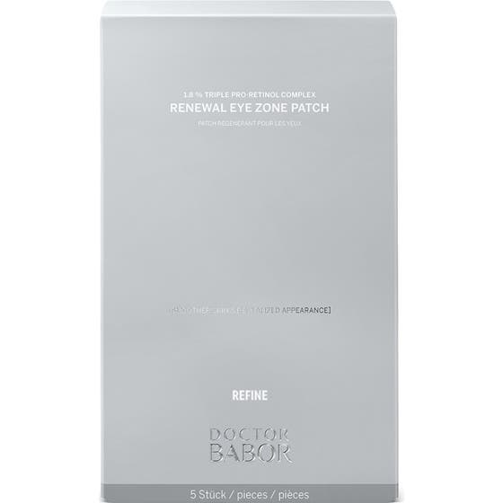 Doctor Babor Renewal Eye Zone Patches retinol anti-aging patches i silvergrå sachet med 1.8% pro-retinol complex.