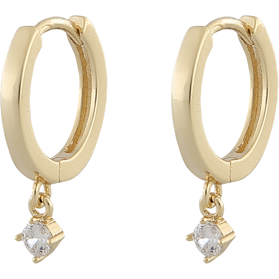 Camille Small Ring Ear Gold/Clear