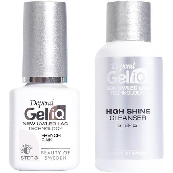 Gel IQ French Pink & High Shine Cleanser Set