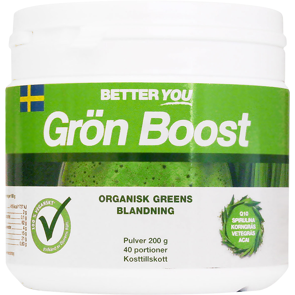 Grön Boost Pulver