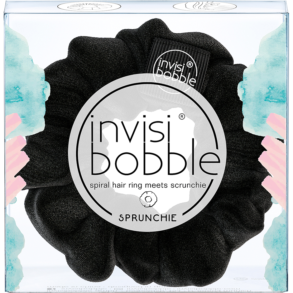 Sprunchie True Black, Invisibobble Hårsnoddar